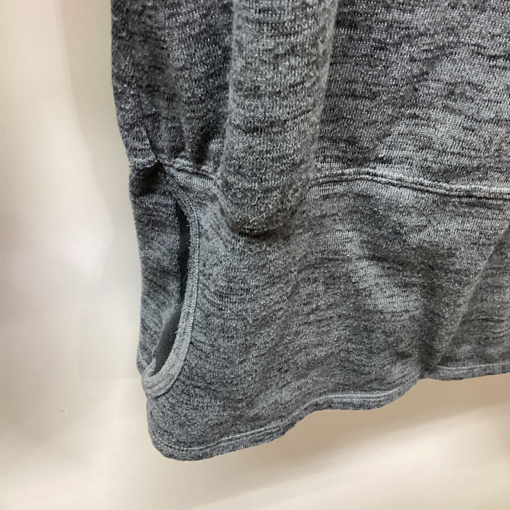 Athleta Women's Batwing and Robin Cowl Neck Sweatshirt Long Sleeve Gray Sz Small - Picture 3 of 9
